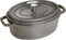 Staub Braadpan Ovaal Cocotte Grafietgrijs - ø 29 cm / 4.2 liter