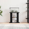 vidaXL - Aquariumstandaard - 60x30x60 - cm - spaanplaat - zwart - eikenkleurig