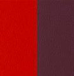 Les Georgettes - Ringleertje - 12mm - Orange Red/Rose Brown
