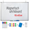 Goliving Whiteboard - Magnetisch bord - 60 x 90 cm - Droog uitwisbaar - Krasvast emaille - Wit