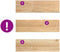 vidaXL - Traptreden - 2 - st - 90x30x2 - cm - onbehandeld - massief - eikenhout