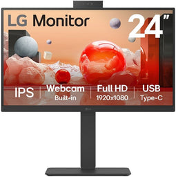 LG 24BA850-B - Monitor 23,8" - Full HD 1920x1080 - 100Hz - IPS - Zwart