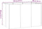 vidaXL - Plantenbak - 120x80x80 - cm - staal - wit