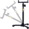 HERCULES HCDG-307B-TS2 - Tablet- en smartphonehouder - 2-in-1 tafelstatief - Hoogte 31,5-39,5 cm (12,4