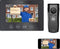ELRO DV50 IP Wifi Deur Intercom - Compacte waterdichte deurbel met camera met 7 inch kleurenscherm - Bekijken en communiceren via App