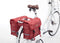 New Looxs Fiori Double Forest Dubbele Fietstas - 30 liter - Rood