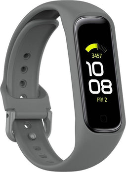 iMoshion Bandje Geschikt voor Samsung Galaxy Fit 2 - iMoshion Siliconen bandje - Grijs