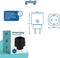 Gologi Slimme stekker - Smart plug - Energieteller - WIFI - Google Home & Amazon Alexa - Zwart