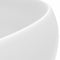 vidaXL - Wastafel - rond - 40x15 - cm - keramiek - matwit