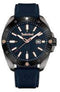 Timberland Blauwe Siliconen Horloge Met RVS Kast 45 MM