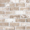vidaXL - Vliesbehang - 3D - baksteenpatroon - 10x0,53 - m - bruin