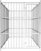 vidaXL - Hondenkennel - voor - buiten - 450x150x185 - cm