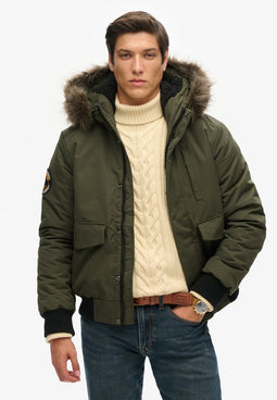 Superdry Everest Bomber - Heren Jas - Afneembare capuchon - Maat XL