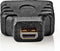 Nedis CVGB34907BK - HDMI micro naar HDMI adapter - Zwart