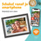 Pora&Co - Digitale fotolijst - WiFi met Frameo App - 10,1 inch HD IPS - Bruin