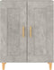 vidaXL - Dressoir - 69,5x34x90 - cm - bewerkt - hout - betongrijs