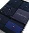Tommy Hilfiger 5P TIN GIFTBOX STRIPE AND DOT - Sokken Gift Set - Navy
