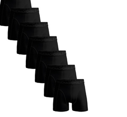 Muchachomalo Heren Boxershorts - 7-Pack - Comfortabel en ademend - Zwart (7 stuks)
