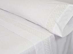 Set beddengoed Pierre Cardin ELISA Wit Bed van 135