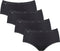 sloggi Basic+ - Dames Midi slip - 4-pack - Zwart