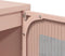 vidaXL - Hoge - kast - 68x39x111,5 - cm - staal - roze