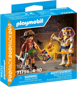 PLAYMOBIL DuoPacks Schattenjager en mummie 71796