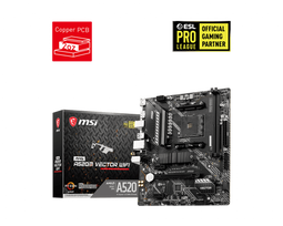 MSI MAG A520M VECTOR WIFI - Moederbord MicroATX - AMD A520 - Zwart