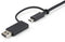 Startech.com USBCCADP - USB-C naar C kabel 1m - 10Gbps dataoverdracht - Zwart