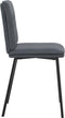 vidaXL - Eetkamerstoelen - 2 - st - fluweel - donkergrijs