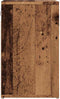 vidaXL - Schoenenkasten - 2 - st - 52x30x50 - cm - oud - houtkleurig