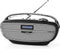 Nedis RDDB5300BK - Draagbare Radio - DAB+ FM Bluetooth - Zwart/Zilver