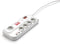 Salicru SPS Safe Master Active - Stopcontactenstrip 5x Schuko + 2x USB - 1,8 m - Wit