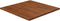 vidaXL - Tafelblad - vierkant - 50x50x1,5cm - behandeld - eiken - donkerbruin
