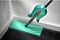 Leifheit Picobello M - Vloermop met telescoopsteel - Microvezel moppad - Turquoise