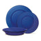 Serviesset Duralex Lys Donkerblauw Glas 12 Onderdelen (2 Stuks)
