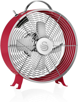 Swan Tafelventilator - 8 inch - Rood