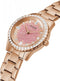 Guess Glitter Burst GW0405L3 Horloge - Staal - Rosékleurig - Ø 38 mm