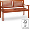 Casaria Tuinbank - Eucalyptushout 120x60x90cm - FSC®-gecertificeerd