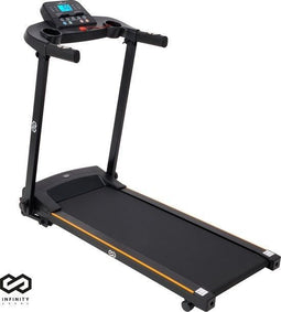 Infinity Goods Loopband - Inklapbaar - 0,8-12 km/u - Hellingsfunctie - 132 x 60 x 117 cm - Zwart