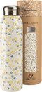Laura Ashley Thermosfles - Thermosbeker - Dubbelwandig RVS - Lekvrij - Petit Flowers Geel