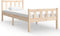 vidaXL - Bedframe - massief - hout - 75x190 - cm