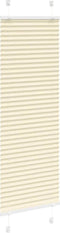 vidaXL - Plissé - rolgordijn - 50x100 - cm - stofbreedte - 49,4 - cm - polyester - crème