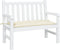 vidaXL - Tuinbankkussen - 110x50x7 - cm - oxford - stof - crèmewit