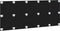vidaXL - Bed - Hoofdbord - Zwart - Eiken - 200x1,5x80 - cm - Engineered - Hout