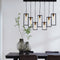 Light & Living Hanglamp Marley - Zwart - 84x15x57cm - 7L - Luxe - Hanglampen Eetkamer, Slaapkamer, Woonkamer