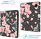 imoshion E-reader Hoesje - Geschikt voor Tolino Vision 5 - Design Slim Hard Case Sleepcover Bookcase met stand - Blossom Watercolor Black