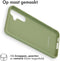 imoshion Hoesje Geschikt voor Samsung Galaxy S23 FE Hoesje Siliconen - imoshion Color Backcover - groen