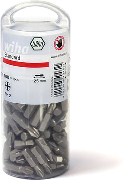 Wiha 40465 - Schroefbitjes - Hoogcontrast lasermarkering - (100 stuks)