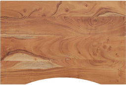 vidaXL - Bureaublad - rechthoekig - 80x60x2,5 - cm - massief - acaciahout