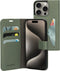 Mobiparts iPhone 15 Pro - Classic Wallet Case - Ruimte voor pasjes - Groen